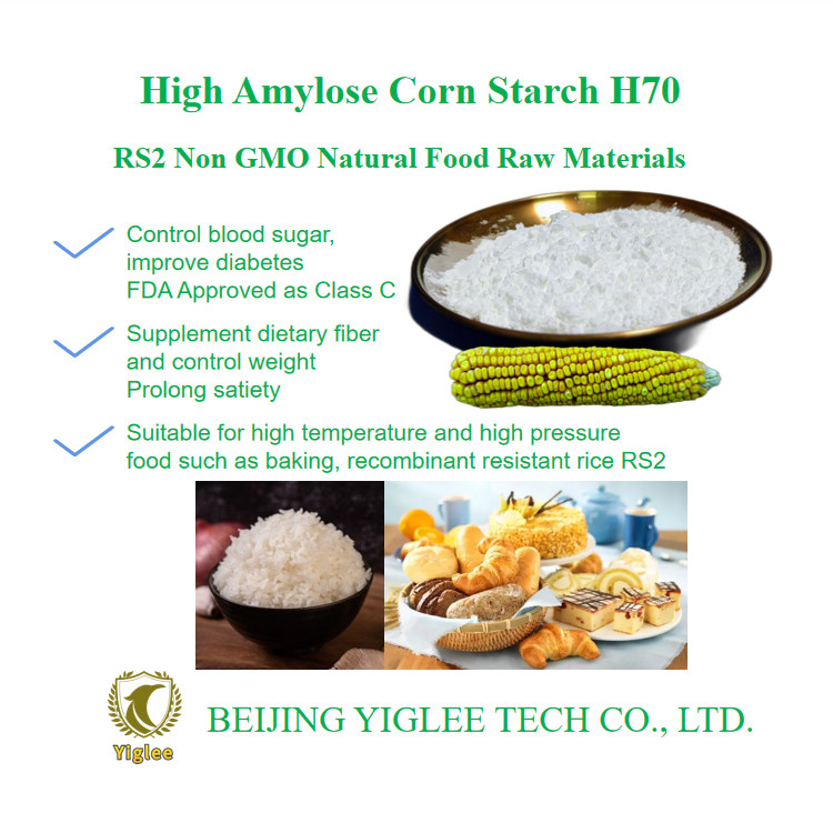 Peking YIGLEE TECH Maisstiel mit hoher Amylose RS2 resistent Niedriger glykämischer Index Stärke HAMS