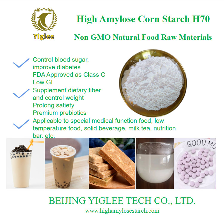 Peking YIGLEE TECH Hoher Amylose Maisstärke H70 Hoher Amylose Mais resistente Stärke